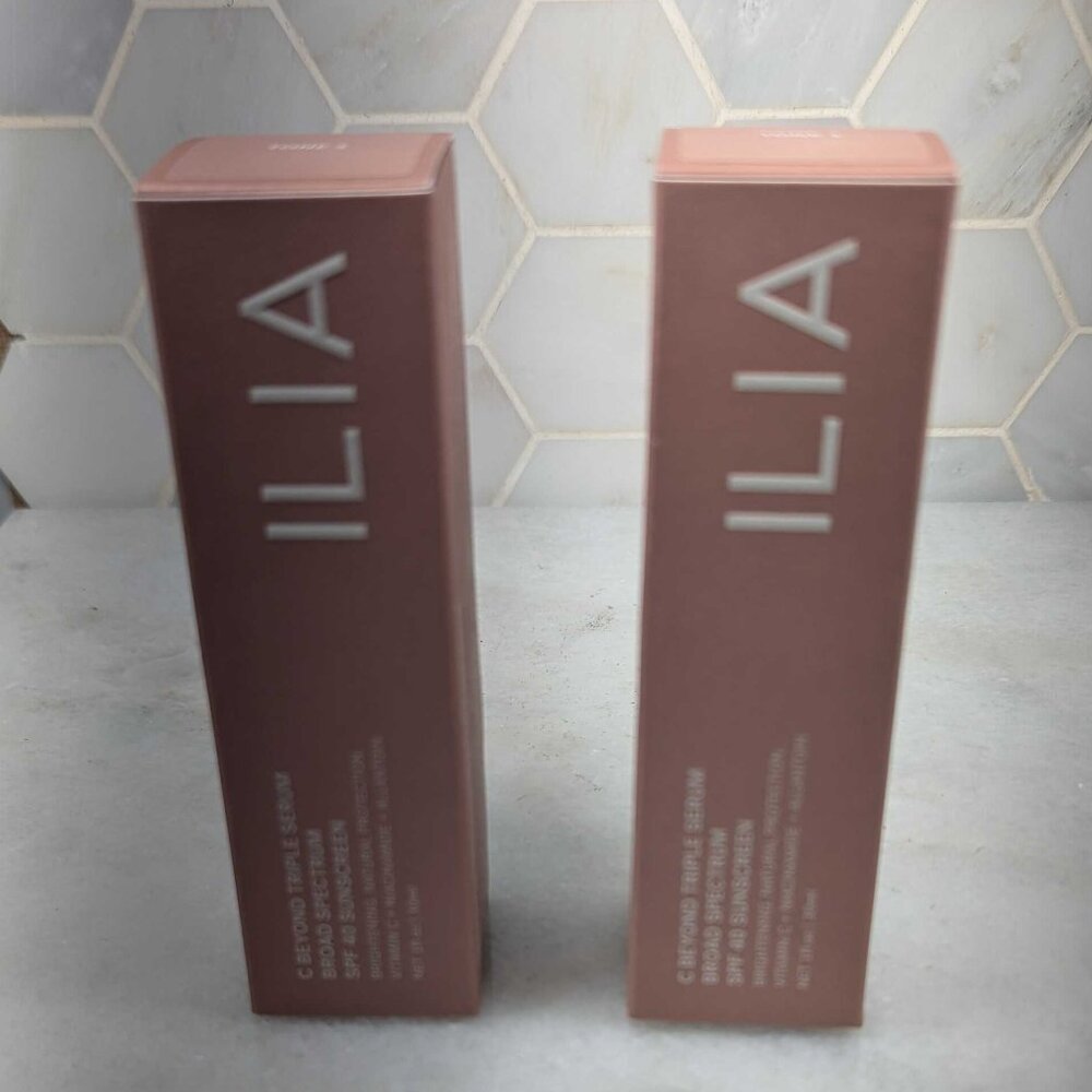 ILIA-C Beyond Triple Serum SPF 40|Non-Toxic, Clean Beauty TONE 1 - 2 Bottles!